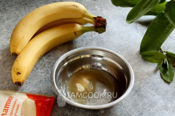 Банановая панна-котта (панакота)