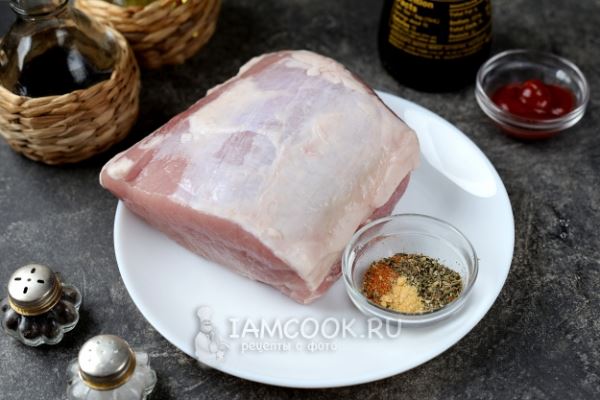 Буженина из корейки свиной в фольге в духовке