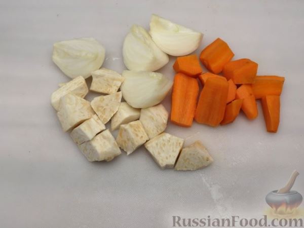 Рис с грибами, помидорами и болгарским перцем (в духовке)